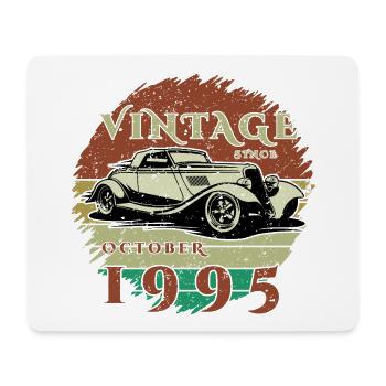 30th Birthday - Classic - Vintage since 10/1995 - Mouse Pad (horizontal) - white - Front