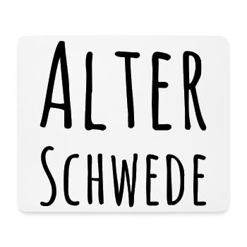Alter Schwede Fun Design - Mousepad (Querformat) - Weiß - Vorne