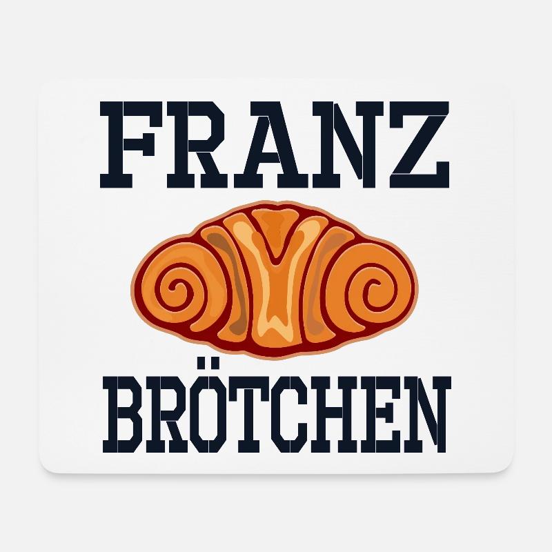 HAMBURG FRANZBRÖTCHEN BACKEN - Mousepad (Querformat) - Weiß