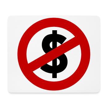 Allmächtiger Dollar – Macht, Geld & Gesellschaft - Mousepad (Querformat) - Weiß - Vorne