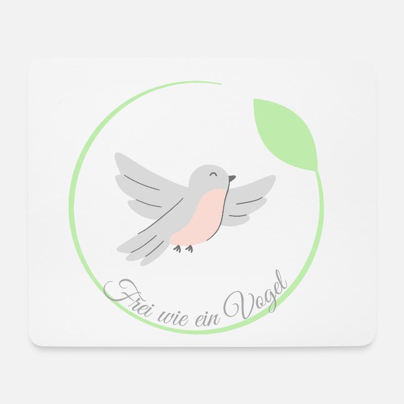 Free as a bird - Mouse Pad (horizontal) - white