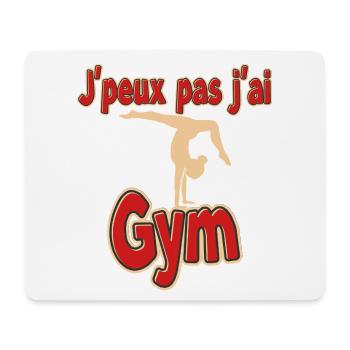 J'ai Gym Humour  - Tapis de souris (format paysage) - blanc - Devant