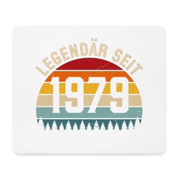 Legendary since 1979 – Born in 1979 - Mouse Pad (horizontal) - white - Front