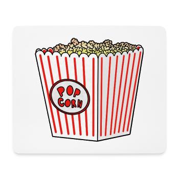 Popcorn Stripe Burst Eimer Retro - Mousepad (Querformat) - Weiß - Vorne
