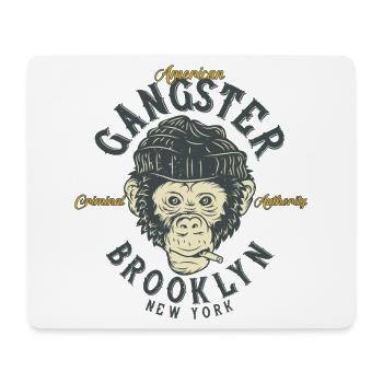 Brooklyn Gorilla Gangster - Mousepad (Querformat) - Weiß - Vorne