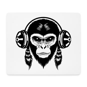 Rhythm Monkey Head Motion Street Edition Shirt - Mouse Pad (horizontal) - white - Front