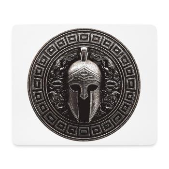 Casque Spartiate Mythologie Gladiateur - Tapis de souris (format paysage) - blanc - Devant