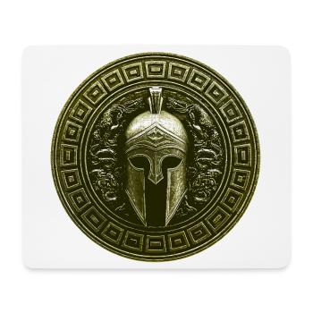 Casque Spartiate Mythologie Gladiateur - Tapis de souris (format paysage) - blanc - Devant