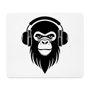 Chemise Monkey Head Graffiti Streetstyle Beat Edition - Tapis de souris (format paysage) - blanc - Devant