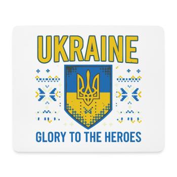 Ukraine Crest Glory Tee - Mouse Pad (horizontal) - white - Front