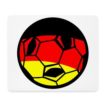 Football German Flag Art - Mouse Pad (horizontal) - white - Front