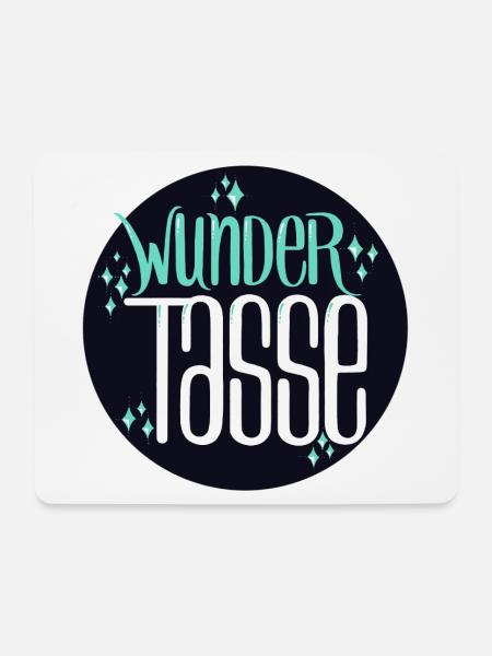 Wunder Tasse - Mousepad (Querformat) - Weiß