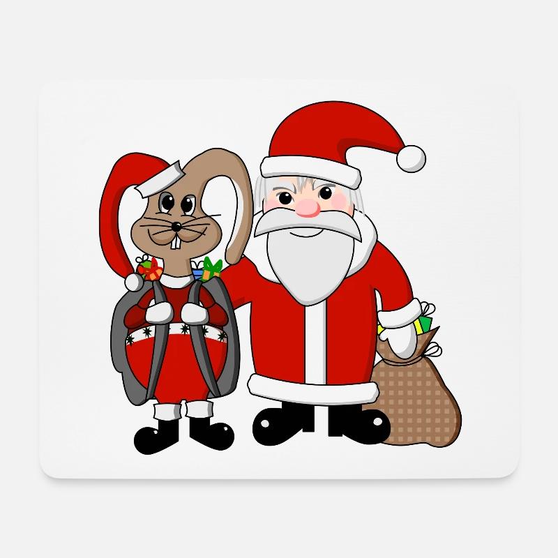 Team Weihnachten - Mousepad (Querformat) - Weiß