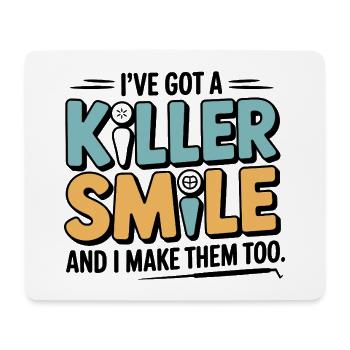 Okklusionswerkzeug für Zahntechniker - Mousepad (Querformat) - Weiß - Vorne