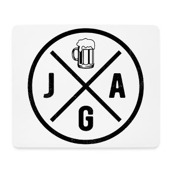 Enterrement de vie de garçon - Bière - Tapis de souris (format paysage) - blanc - Devant
