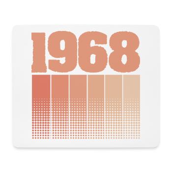 1968 - Mouse Pad (horizontal) - white - Front