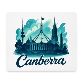 Canberra Hauptstadt Australien maritim Geschenk - Mousepad (Querformat) - Weiß - Vorne