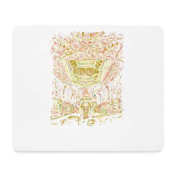 Librairie Lello Porto illustration intérieure - Tapis de souris (format paysage) - blanc - Devant