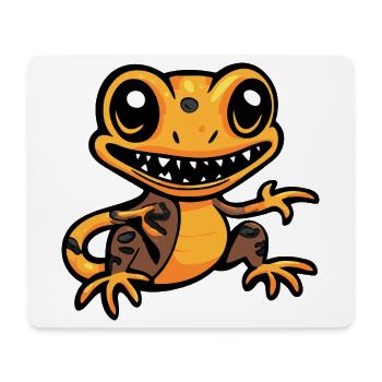 Lizard Halloween Comic Funny - Mouse Pad (horizontal) - white - Front