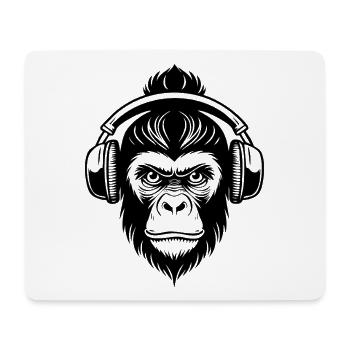 Affenkopf Chillout Lounge Vibe Edition Shirt - Mousepad (Querformat) - Weiß - Vorne