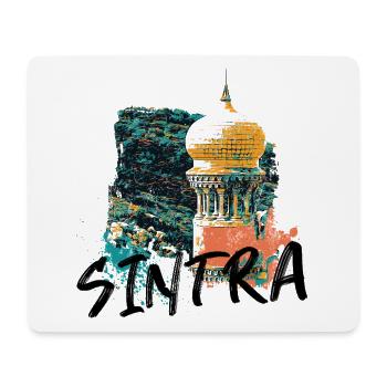 Tour mauresque typique du parc Sintra illustration - Tapis de souris (format paysage) - blanc - Devant