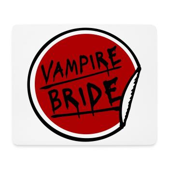 Vampire Bride Stickers Halloween Bachelor Bride Wedding - Mouse Pad (horizontal) - white - Front