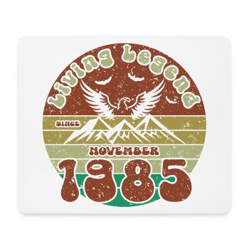 40th Birthday Living Legend since VIN 11/1985 - Mouse Pad (horizontal) - white - Front