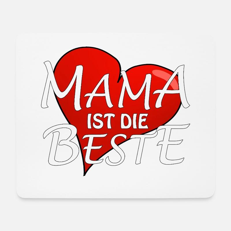 MAMA IST DIE BESTE - Mousepad (Querformat) - Weiß