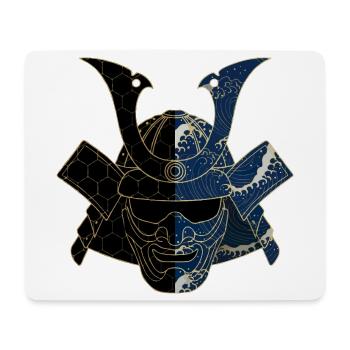 Casque Shamurai - Tapis de souris (format paysage) - blanc - Devant