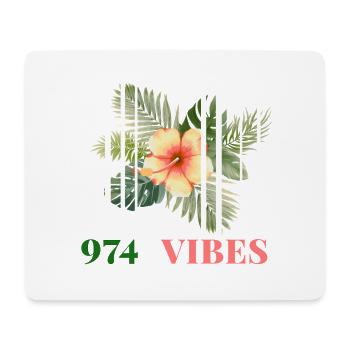 Hibiscus Tropical 974 Vibes - Mouse Pad (horizontal) - white - Front