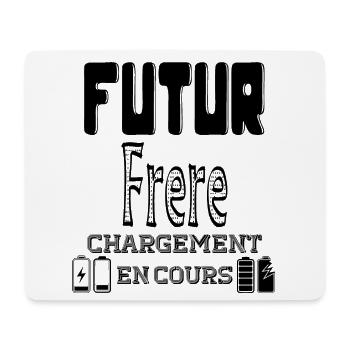 Futur Frère Chargement En Cours - Tapis de souris (format paysage) - blanc - Devant