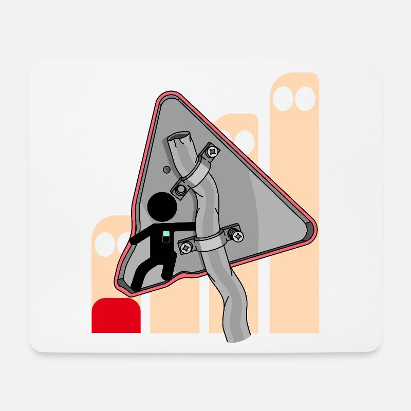 SIGNAL - Mouse Pad (horizontal) - white