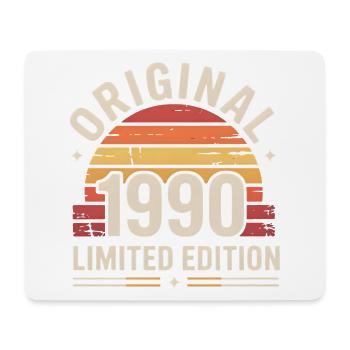 Retro Sunset 1990 Limitierte Auflage - Mousepad (Querformat) - Weiß - Vorne