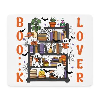 Halloween Ghost Shelf - Mouse Pad (horizontal) - white - Front