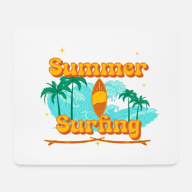 Surfing - Mouse Pad (horizontal) - white