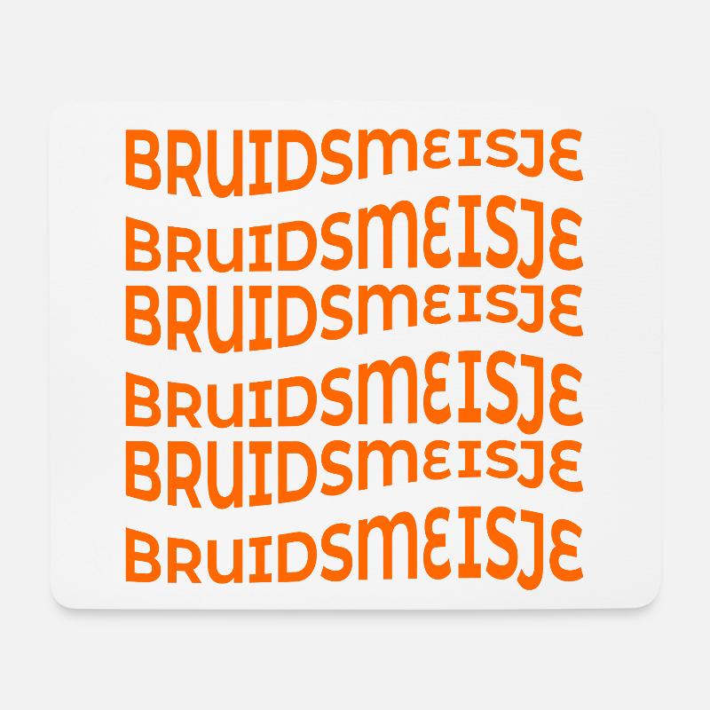 BRUIDSMEISJE BRUID - Mousepad (Querformat) - Weiß