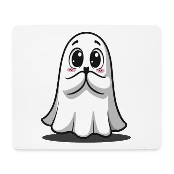 Halloween Süsser Geist - Mousepad (Querformat) - Weiß - Vorne