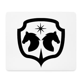 horses - Mouse Pad (horizontal) - white - Front