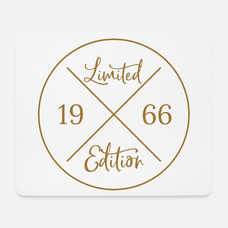 60th Birthday Gift - Limited Edition 1966 - Mouse Pad (horizontal) - white