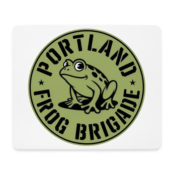 Portland Resistance Frog - États-Unis Portland Protests - Tapis de souris (format paysage) - blanc - Devant