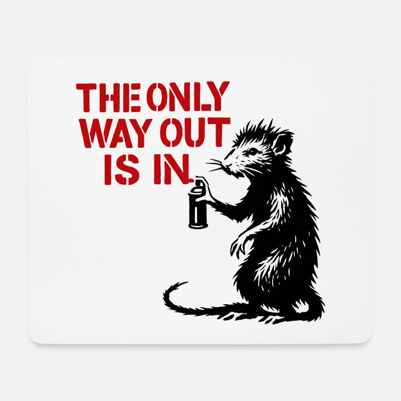 Der Weg nach innen - Mousepad (Querformat) - Weiß