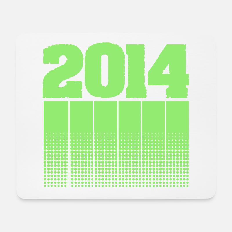 2014 2014 - Mousepad (Querformat) - Weiß