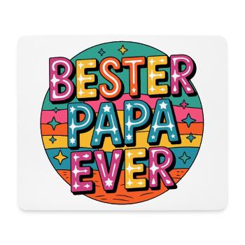 Meilleur papa de tous les temps - Tapis de souris (format paysage) - blanc - Devant