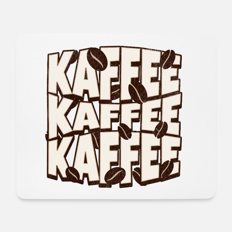 Coffee Coffee Coffee - Mouse Pad (horizontal) - white