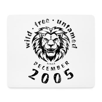 Wild, free & untamed since 12/2005 - Mouse Pad (horizontal) - white - Front