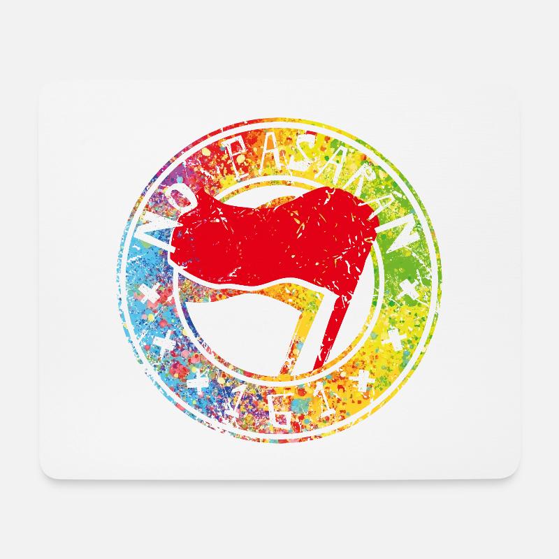 no pasaran 161 - Mousepad (Querformat) - Weiß