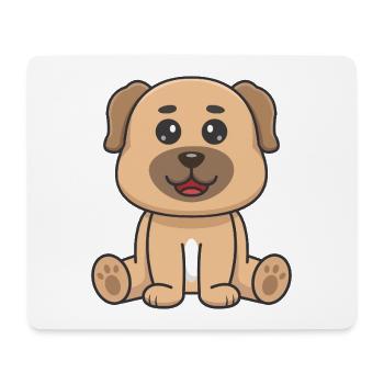 Cute dog - Mouse Pad (horizontal) - white - Front