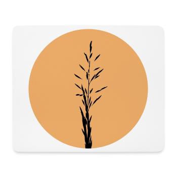  Silhouette in Sunset Circle - Mouse Pad (horizontal) - white - Front