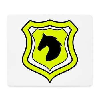 horses - Mouse Pad (horizontal) - white - Front
