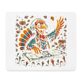 Herbst Türkei DJ Kunstwerk - Mousepad (Querformat) - Weiß - Vorne